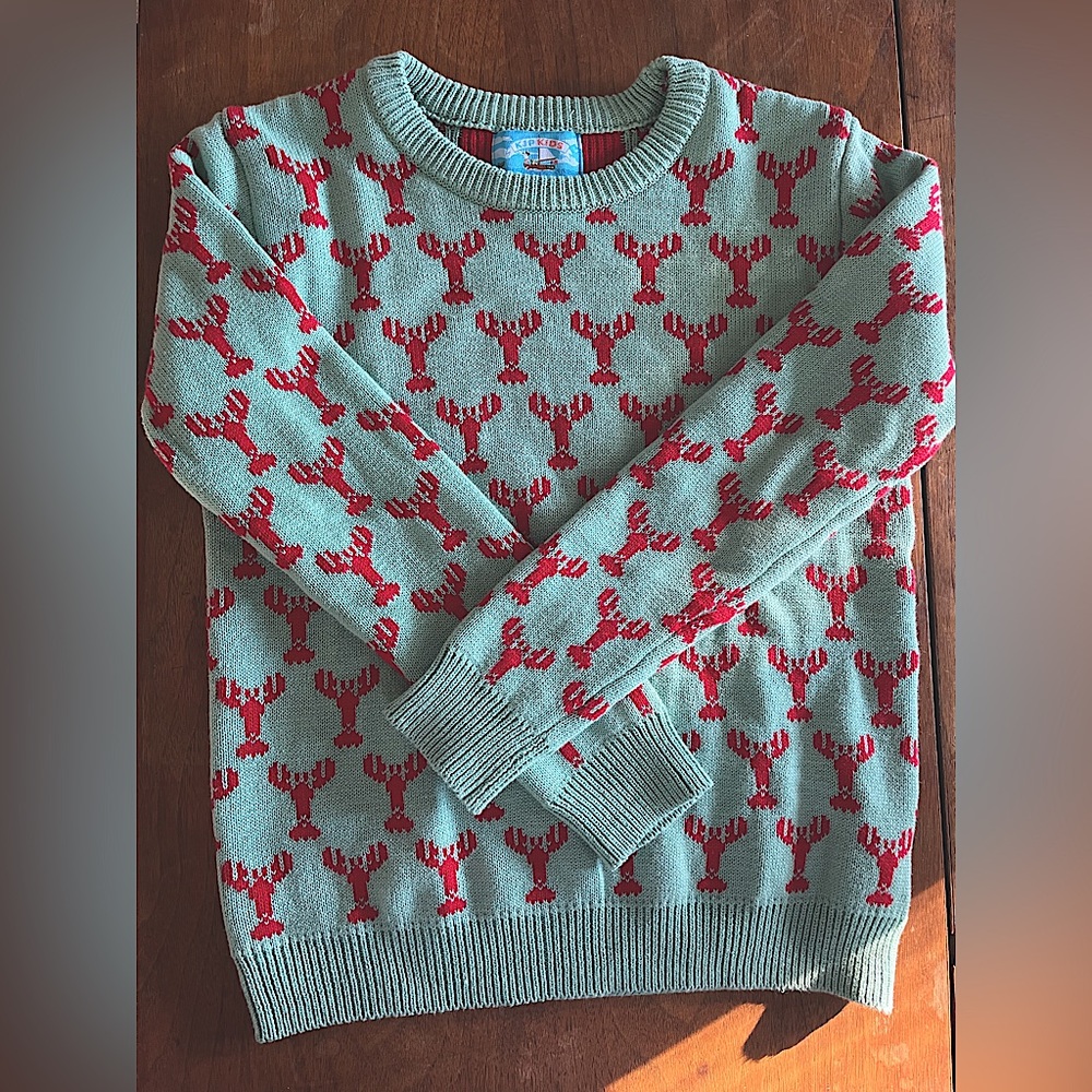 Size 10 / KJP 100% Cotton Lobster Sweater